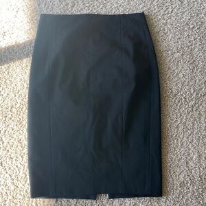 Express Elegant Black Pencil Skirt